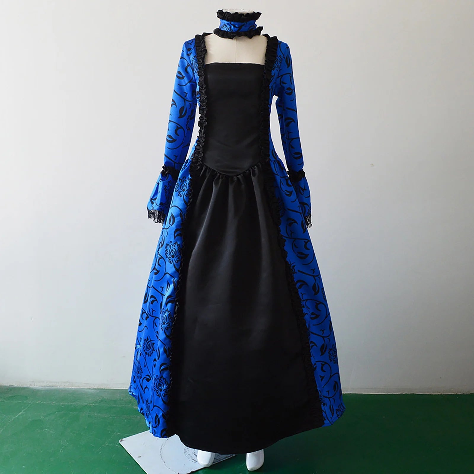 Evening Party Dress Formal Evening Dress Fall Winter Womens Dresses Retro Floral Print Ball Gowns Dress Skirt Fall Winter Gothic Retro Floral Print Ball Gowns Gowns Dress