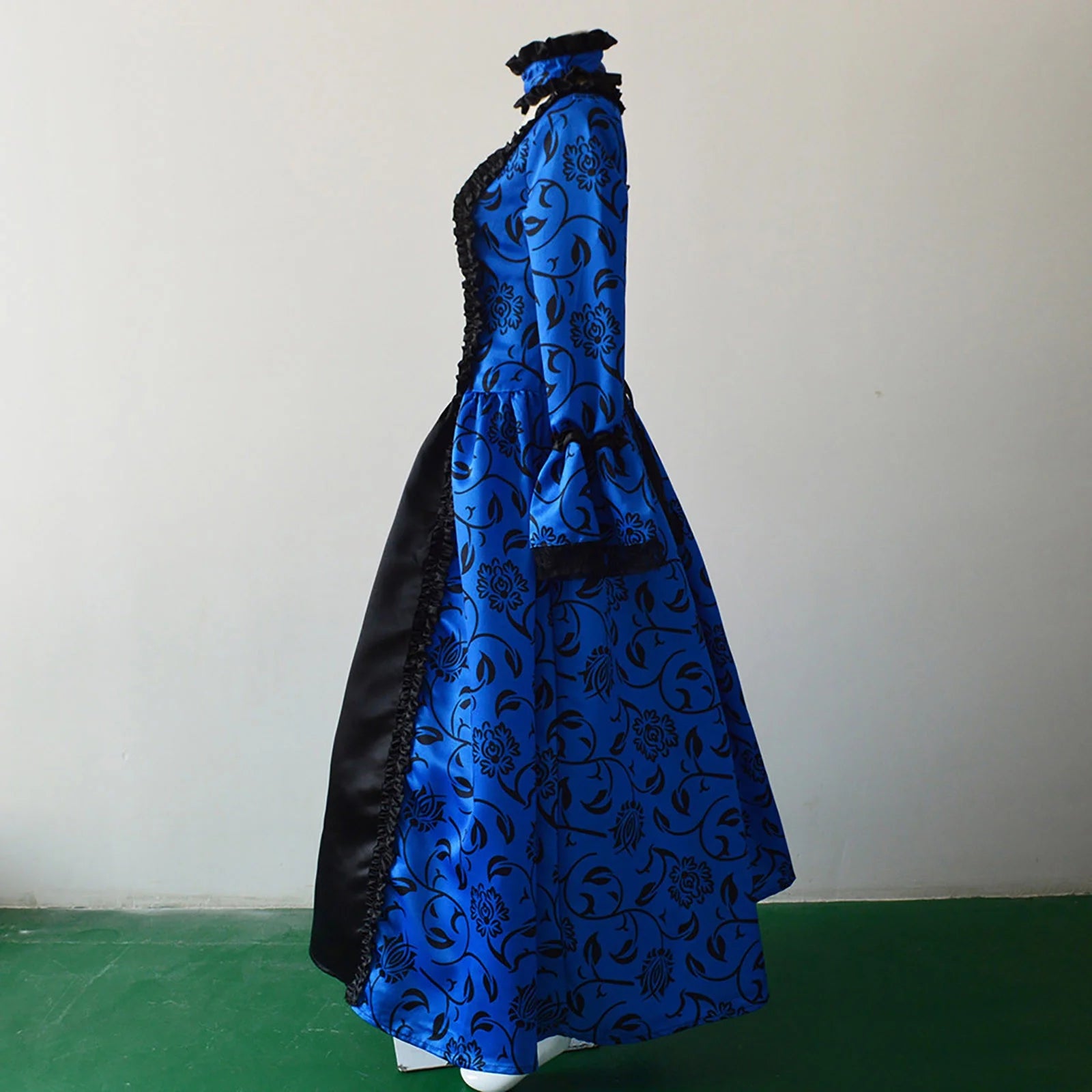 Evening Party Dress Formal Evening Dress Fall Winter Womens Dresses Retro Floral Print Ball Gowns Dress Skirt Fall Winter Gothic Retro Floral Print Ball Gowns Gowns Dress