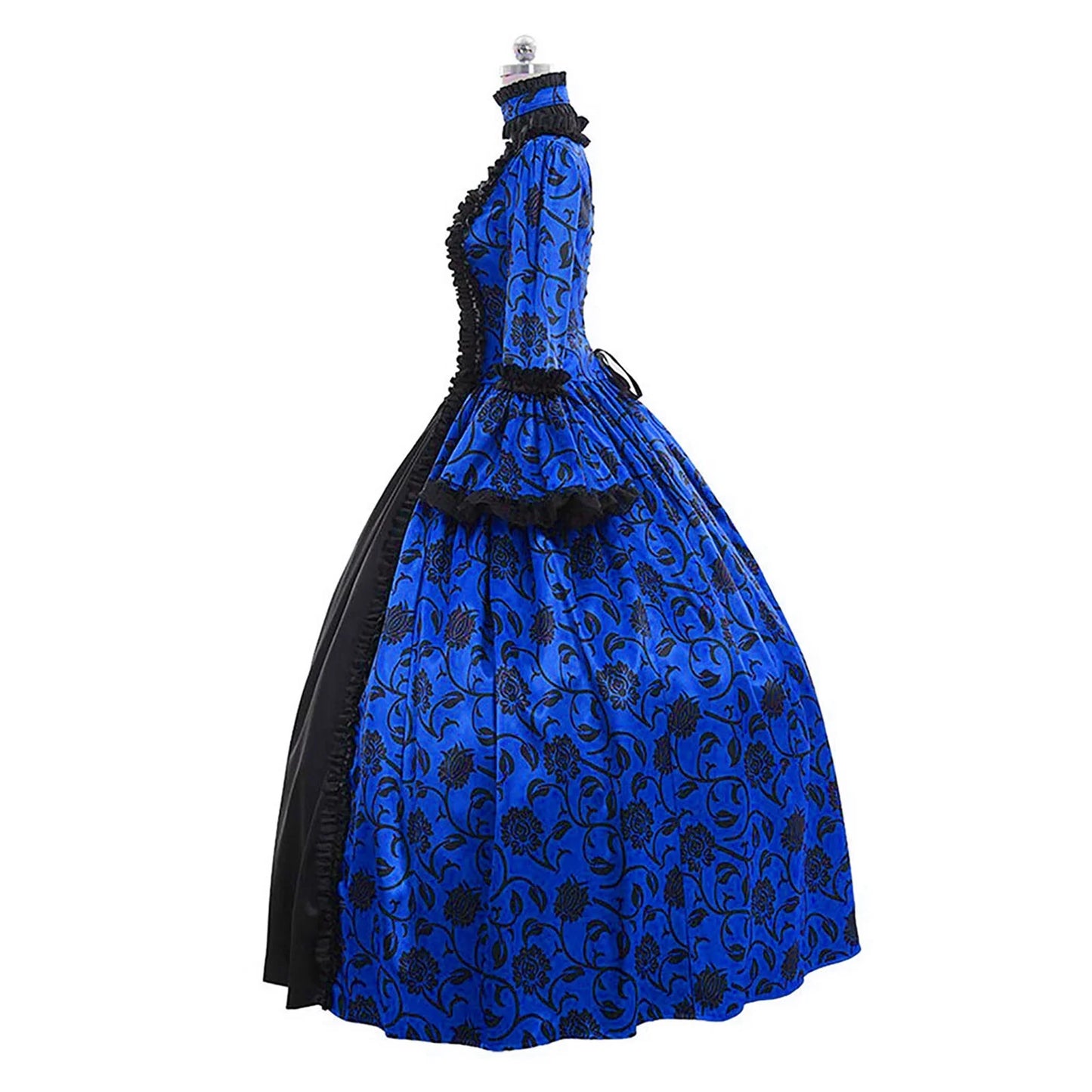 Evening Party Dress Formal Evening Dress Fall Winter Womens Dresses Retro Floral Print Ball Gowns Dress Skirt Fall Winter Gothic Retro Floral Print Ball Gowns Gowns Dress